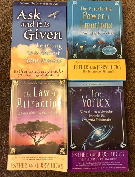 Esther Abraham & Jerry Hicks Law Of Attraction Book Lot Of 4 Pb Hc | Jerry hicks, Law of ...