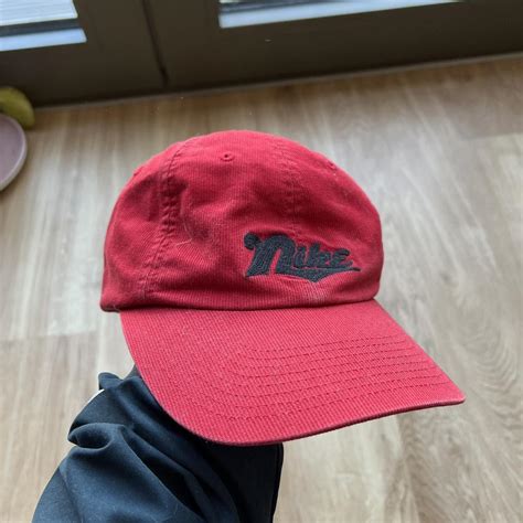 Nike Men's Red Hat | Depop