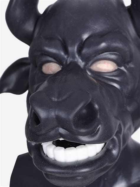 Silicone Black Bull Mask