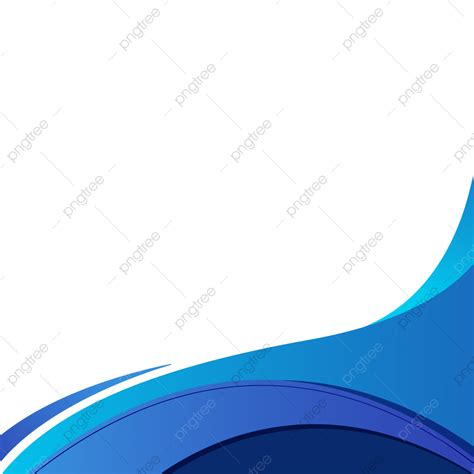 Transparent Curve Vector Hd PNG Images, Blue Wavy Shapes On Transparent Background Curved ...