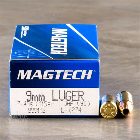 Bulk Magtech 9mm Luger (9x19) Ammo for Sale - 1000 Rounds