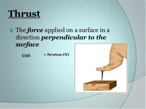 Thrust and pressure ppt