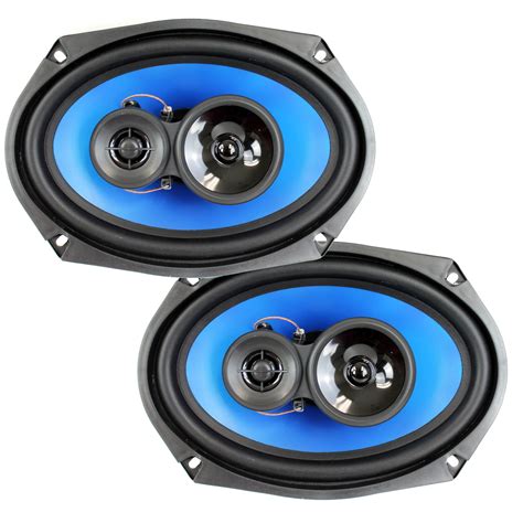 QPower (2) 6x9" 700 Watt 3-Way Car Audio Stereo Coaxial Speakers Pair | QP693 - Walmart.com