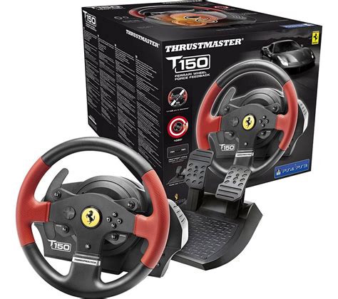 Buy THRUSTMASTER TS150 Ferrari Edition PlayStation & PC Gaming Wheel ...