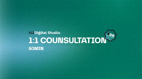 1:1 Consultation (60 min)