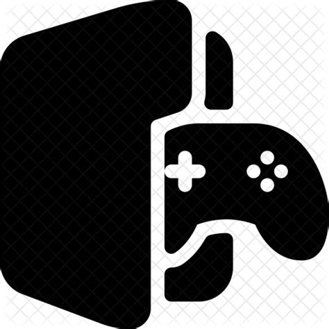 Games folder Icon - Download in Glyph Style