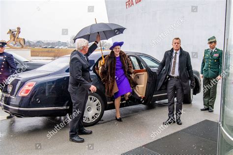 Queen Margrethe Ii During Visit Exhibition Editorial Stock Photo ...