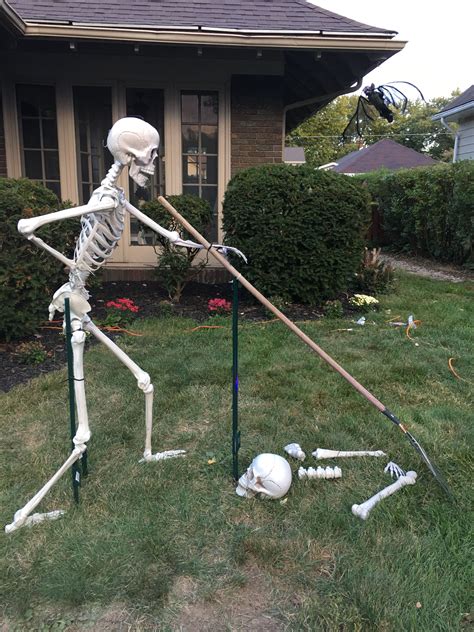 Diy Halloween Skeleton Decorations Outdoor