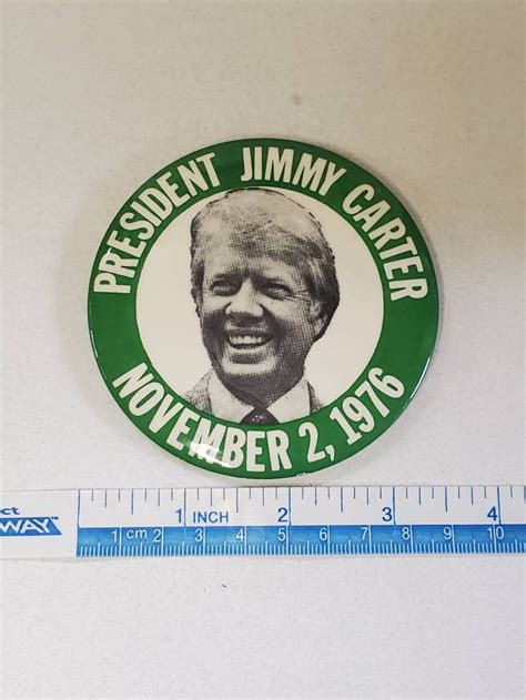 1976 Jimmy Carter For President November 2 1976 Large Pin | Etsy