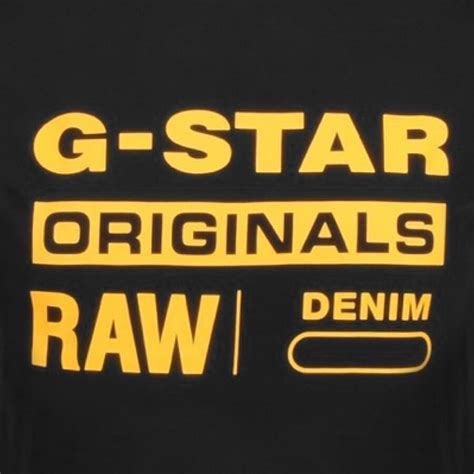 G Star Raw Logo T Shirt Black | Mainline Menswear United States