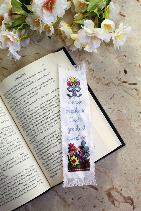 Cross Stitch Scripture Bookmarks - Etsy