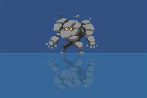 Pixilart - Rocky Golem by fran747