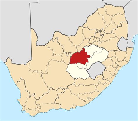 ملف:Map of South Africa with Lejweleputswa highlighted (2011).svg - المعرفة