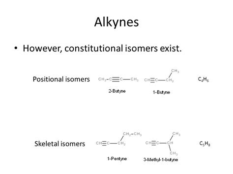 C5h8 alkyne structure