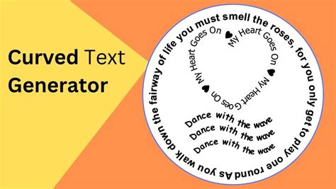 Text In Circle Generator: Design Circular Text Online