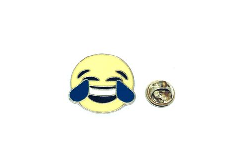 Face with Tears of Joy Emoji Pin | FINOX