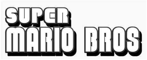 Super Mario Bros Logo , Png Download - Super Mario Bros Logo Png ...