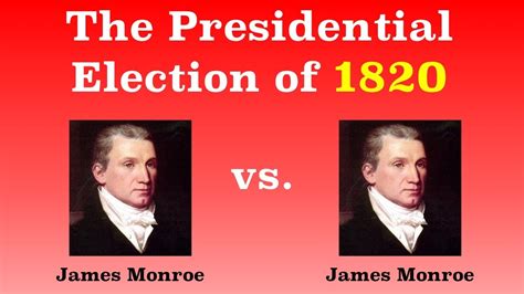 The American Presidential Election of 1820 - YouTube