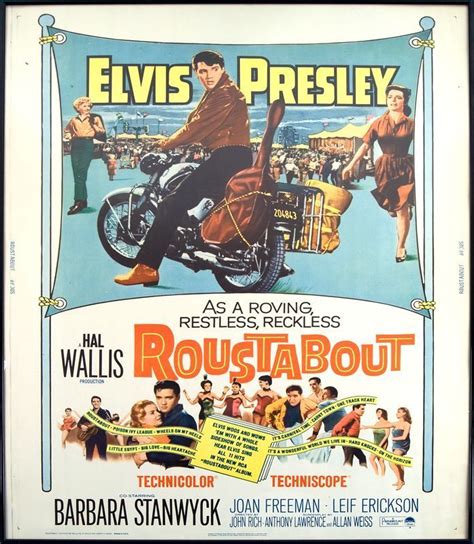 Lot Detail - Elvis Presley Original "Roustabout" Movie Poster