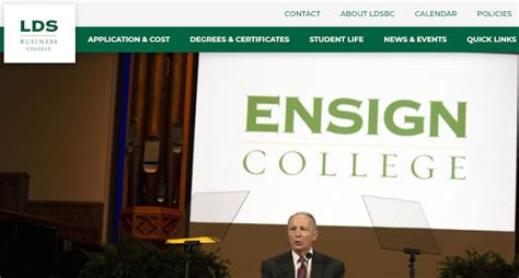 College History Garden: LDS Business College Adopts New Name