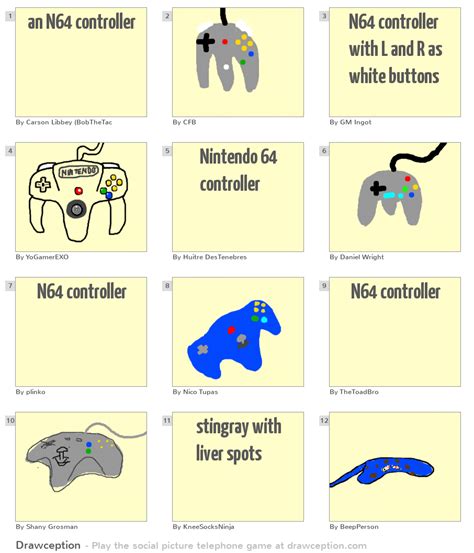 an N64 controller - Drawception