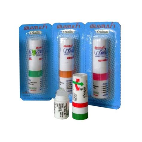 Thai mini-inhaler pencil Green Herb - Buy online in Doctor Thailand store