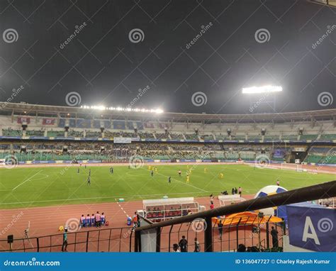 Jawaharlal Nehru Stadium, Chennai Editorial Photography - Image of jawaharlal, chennai: 136047727