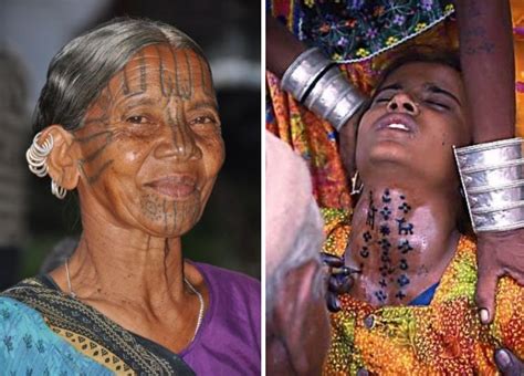 Taping ink into the skin! Brief history of Indian traditional tattoos - EdgyMinds