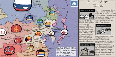 Countryballs map of East Asia |Great War| 1921 : r/imaginarymaps