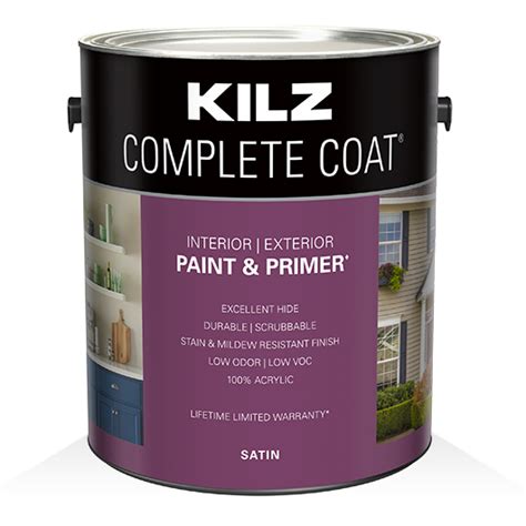 KILZ COMPLETE COAT® - Satin Paint & Primer in One | KILZ®