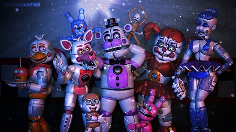 F. Freddy Ballora Circus Baby Five Nights at Freddy's Sister Location 4K HD FNAF Wallpapers | HD ...