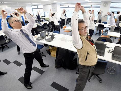 In Japan, it's a must to Exercise while at Work | #IAmHeartHealthy