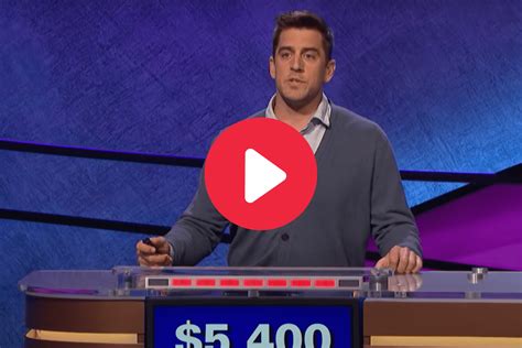 Aaron Rodgers Dominates Category on "Celebrity Jeopardy!" - FanBuzz