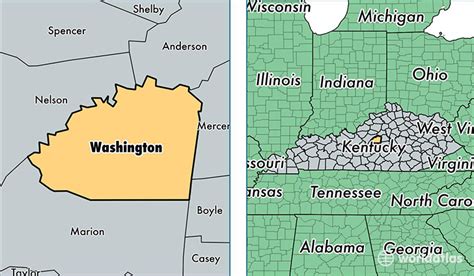 Washington County, Kentucky / Map of Washington County, KY / Where is Washington County?