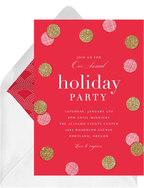 Happy Holidays! 12 Ways to Create the Perfect Holiday Party Invitation