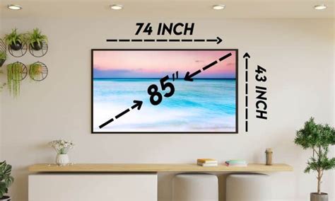 85-Inch TV Dimensions for all Brands [mm, cm, inches & feet]