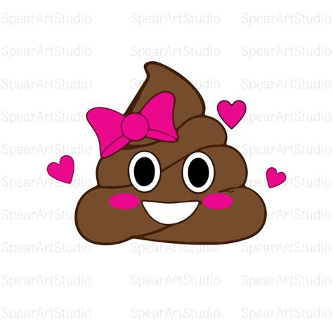 Poop Emoji Svg, Png, Pdf, Poop Face Emoji Svg, Poop Clipart, Funny Svg ...