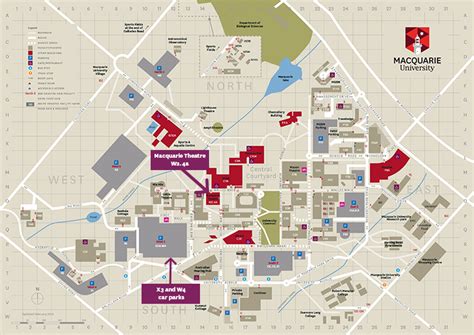 Mac Uni Campus Map