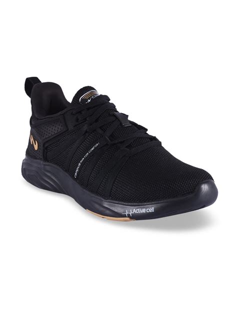 Buy Campus Men Black Running Shoes - Sports Shoes for Men 9537833 | Myntra