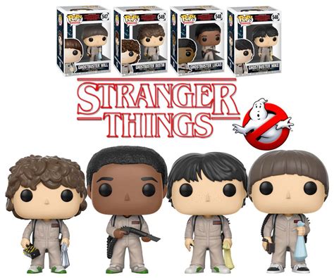 Funko POP! Television Stranger Things Ghostbusters Bundle (4 POPs ...