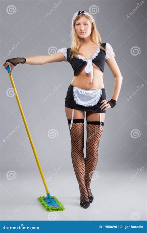 The cleaner stock image. Image of isolated, legs, hotel - 19086961