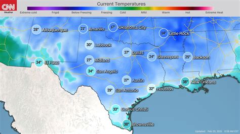 Here's the latest weather forecast for Texas