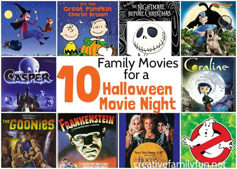 Top 10 Family Halloween Movies - Creative Family Fun