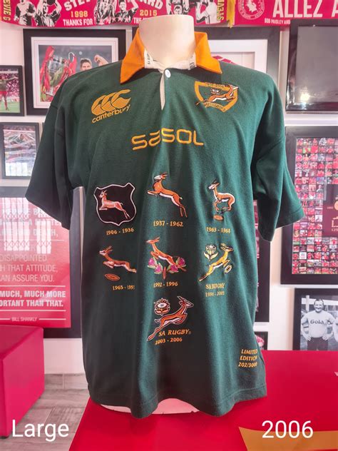 Springbok 2006 Centenary Emblems Jersey - On The Dotted Line