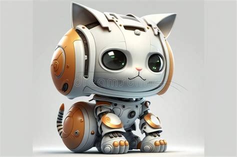 Robot Pet Smart and Modern Concept Stock Illustration - Illustration of ...