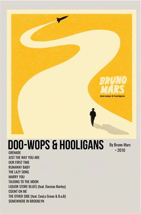 doo-wops & hooligans | Music poster ideas, Music poster design, Music album covers