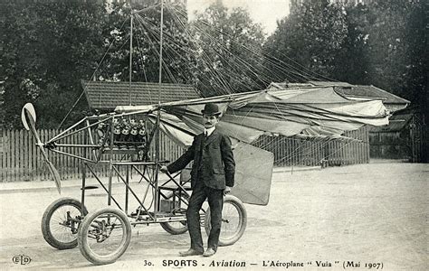 An Early Monoplane Design, Vuia's Photograph by Mary Evans Picture Library - Fine Art America