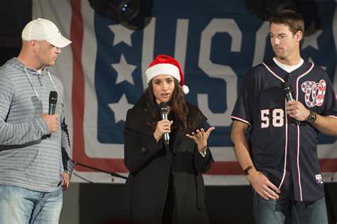 File:Brian Urlacher, Meghan Markle and Doug Fister, 2014.jpg - Wikipedia