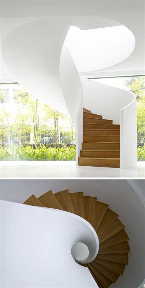 16 Modern Spiral Staircases Found In Homes Around The World