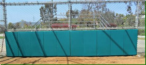 Folding Backstop Padding | Woodbacked Backstop Padding | Wall Padding